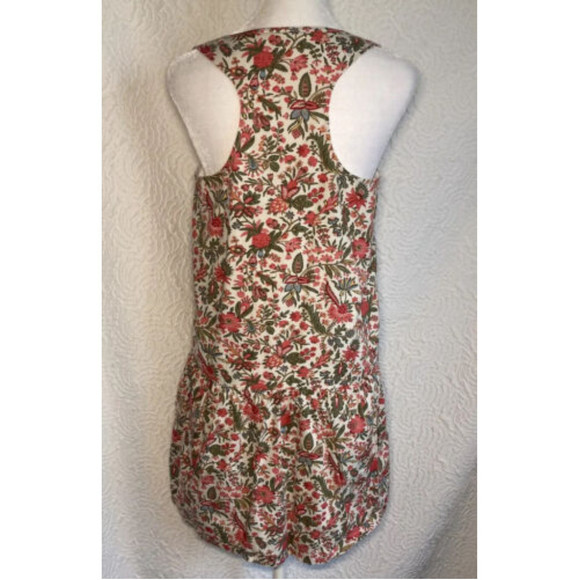 Madewell Floral Mini Dress - Red and Green - Picture 4 of 16